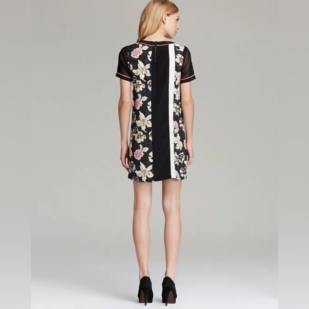 Elizabeth and James 'Montana' Mixed Media Shift Dress | S - Picture 2 of 8